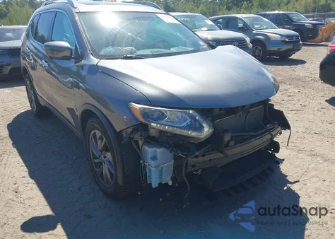 2016 Nissan Rogue Sl из США, поврежденный, VIN 5N1AT2MV9GC766441